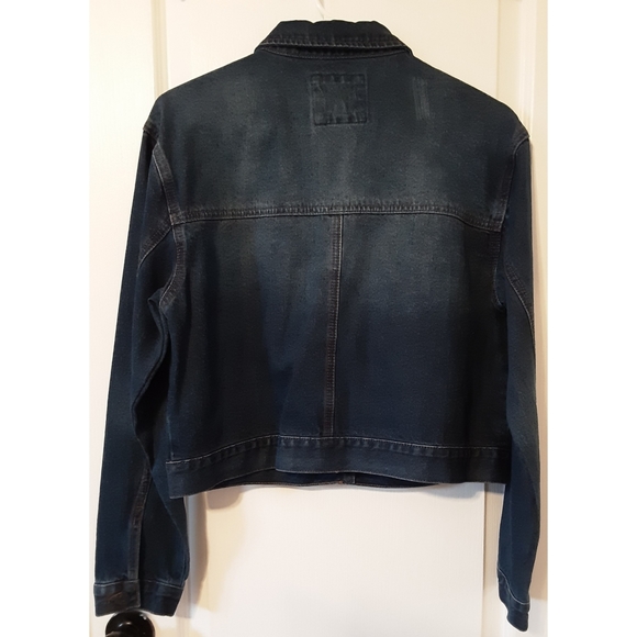 Basic Denim Wax Jean Dark Jacket - Picture 2 of 2